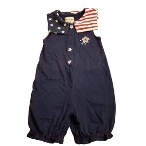 Toffee Apple patriotic romper 18 months